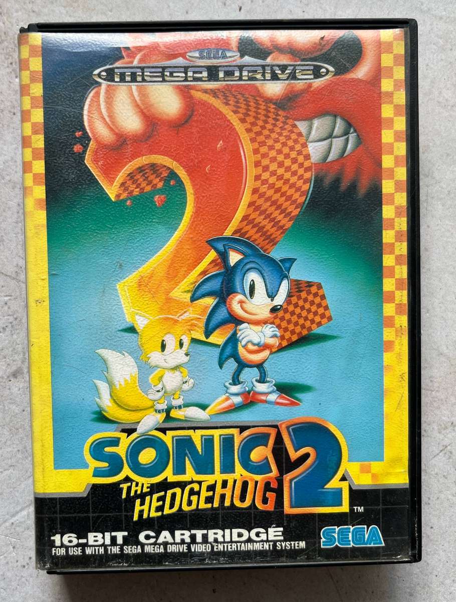 Sega Mega Drive 2 Console + Sonic the Hedgehog 2  Good Condition