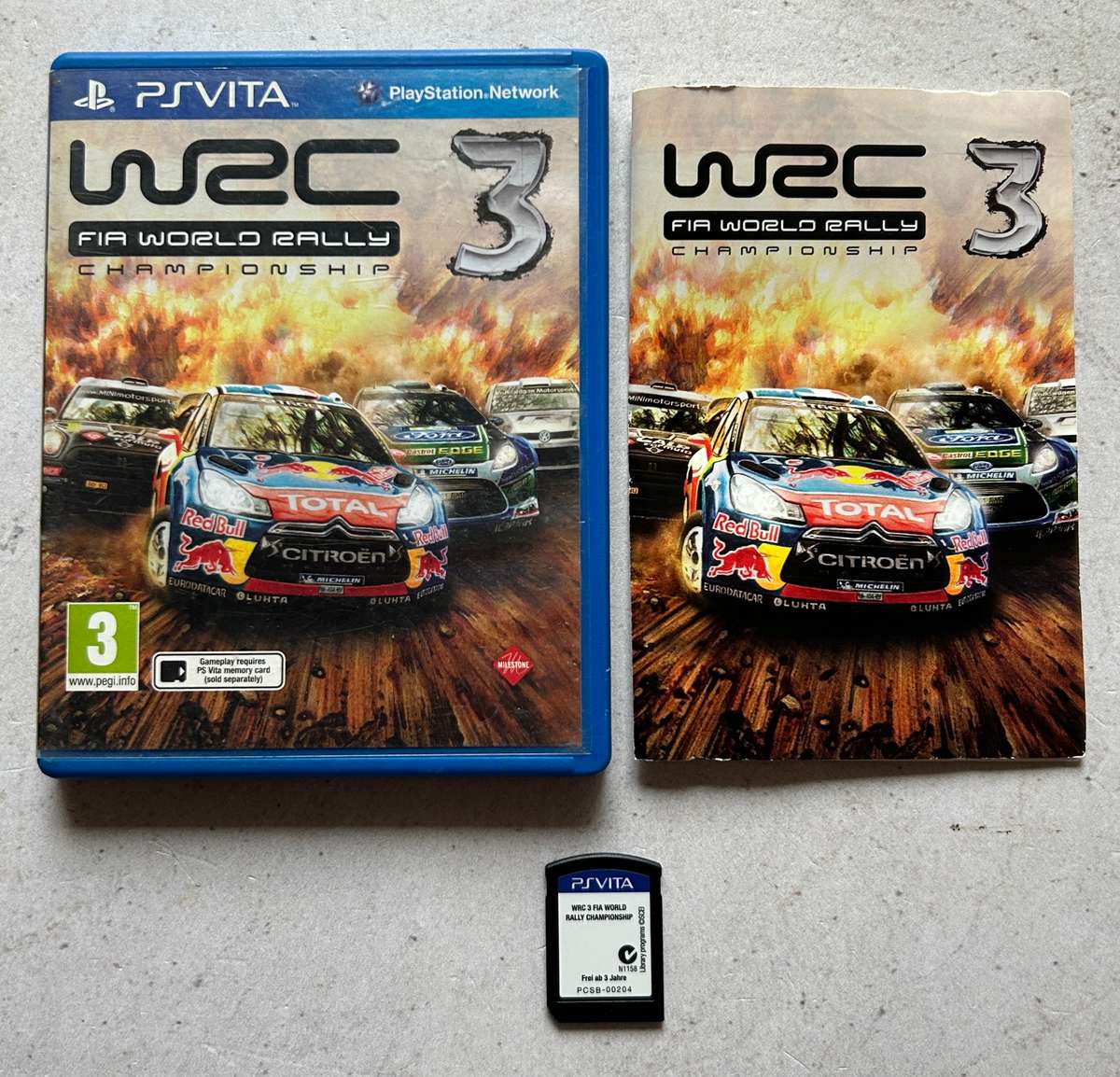 WRC 3 FIA World Rally Championship (PSVita) - Complete