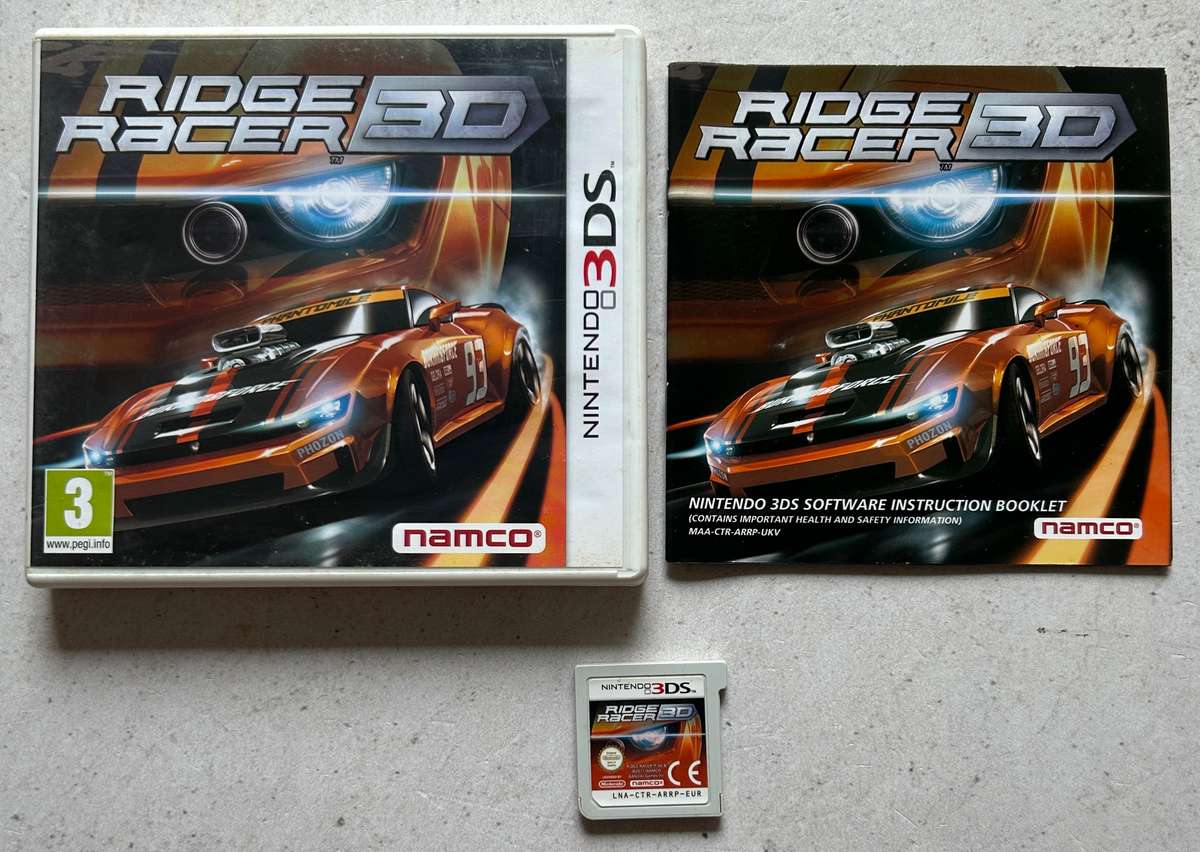 Ridge Racer 3D (Nintendo 3DS) - Complete