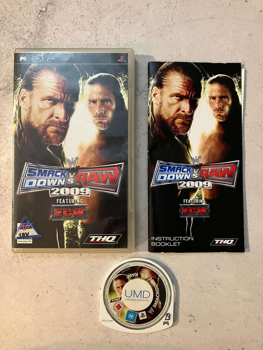 SmackDown vs Raw 2009 (PSP) - Complete