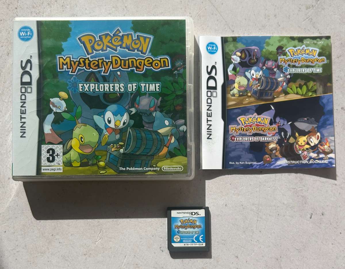 Pokémon Mystery Dungeon Explorers of Time (Nintendo DS) - Complete