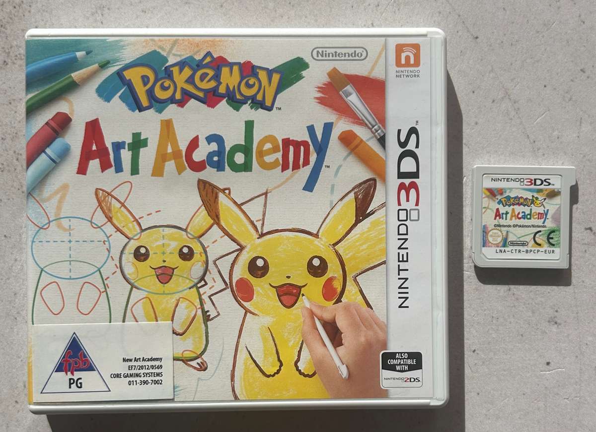 3DS Game  Pokémon Art Academy  Complete in Box  Nintendo 3DS