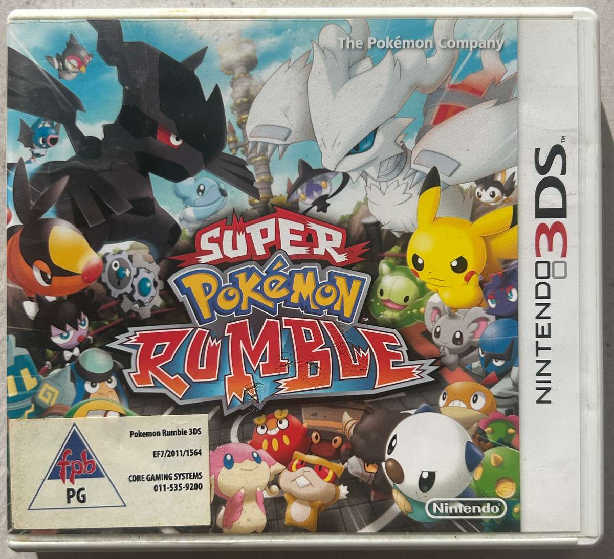 3DS Game  Super Pokémon Rumble  Complete in Box  Nintendo 3DS