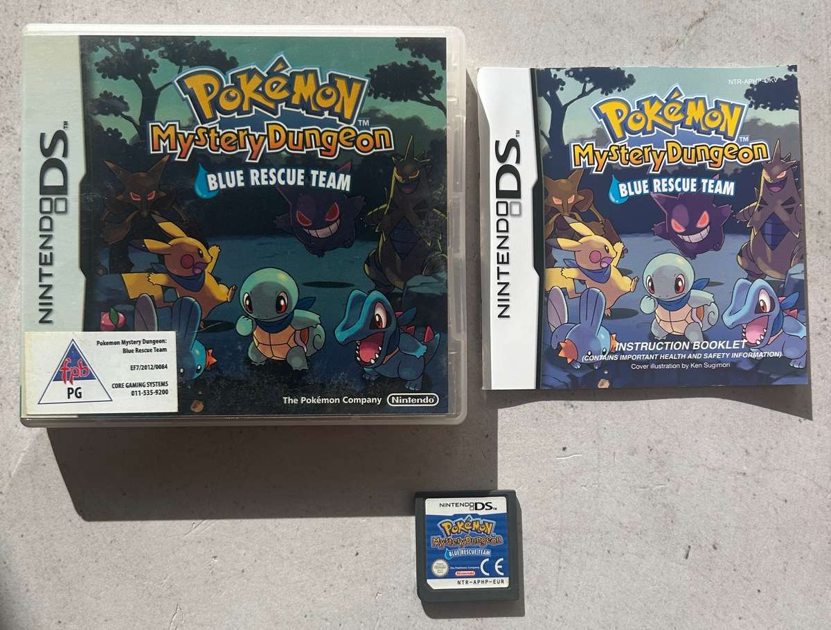 Pokémon Mystery Dungeon: Blue Rescue Team - Complete in Box - Nintendo DS