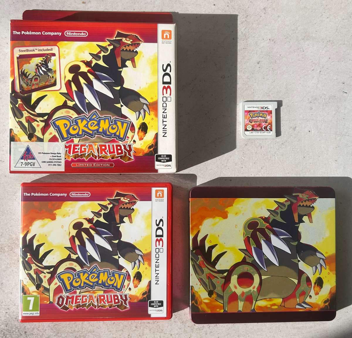 Pokémon Omega Ruby  Limited Edition (Nintendo 3DS)  Complete in Box with Steelbook