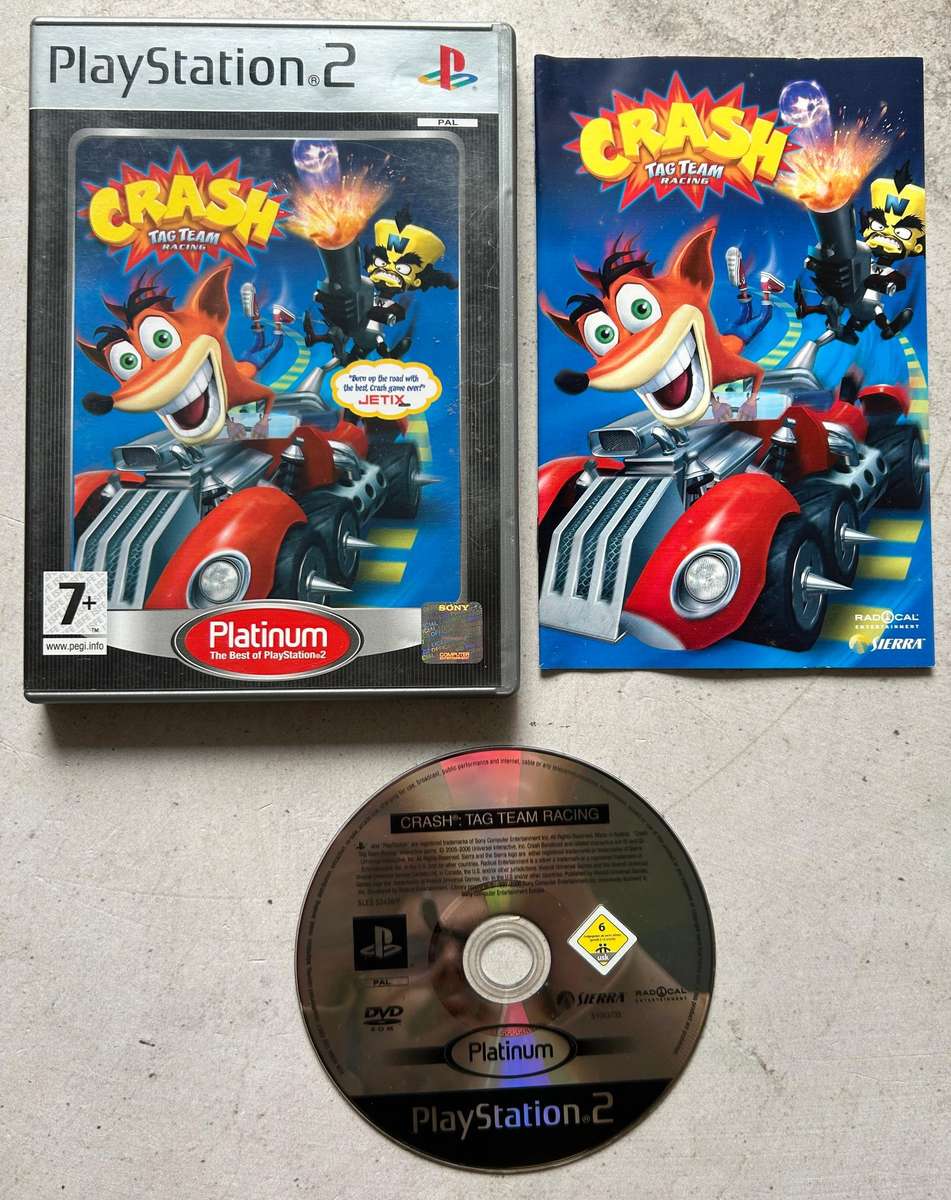 Crash: Tag Team Racing (PS2) - Complete