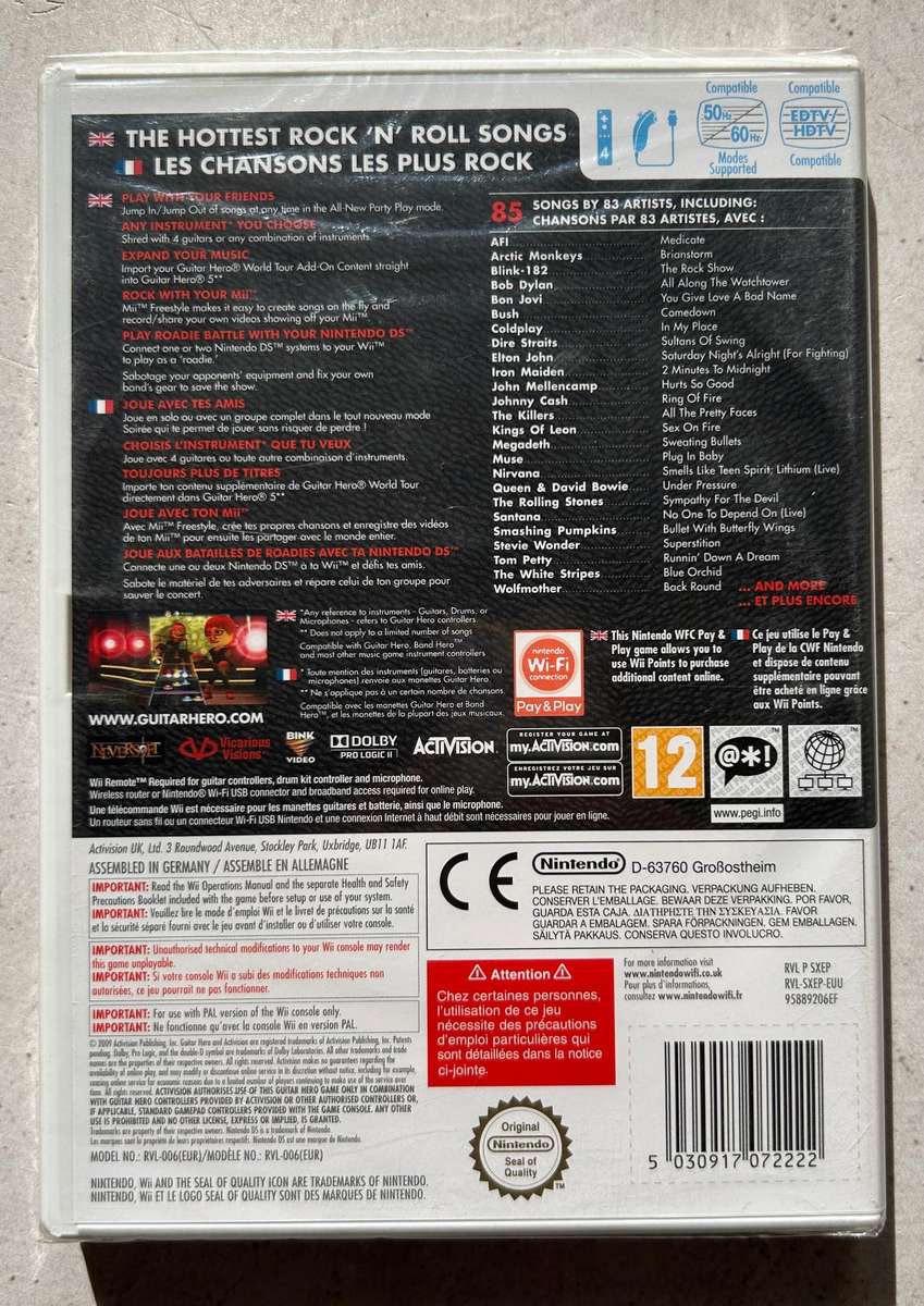 Guitar Hero 5 (Wii) (New)