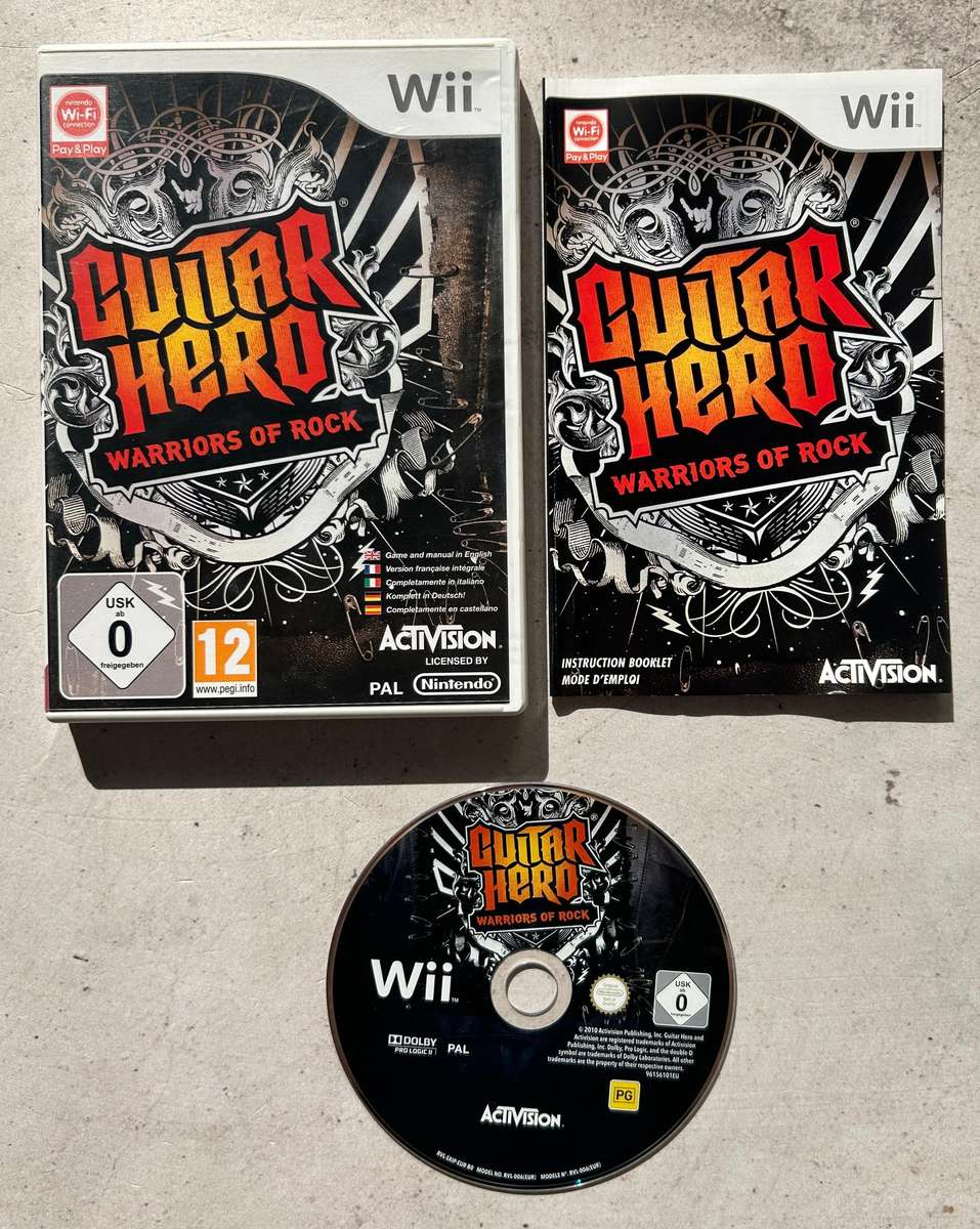 Guitar Hero: Warriors of Rock (Wii) - Complete