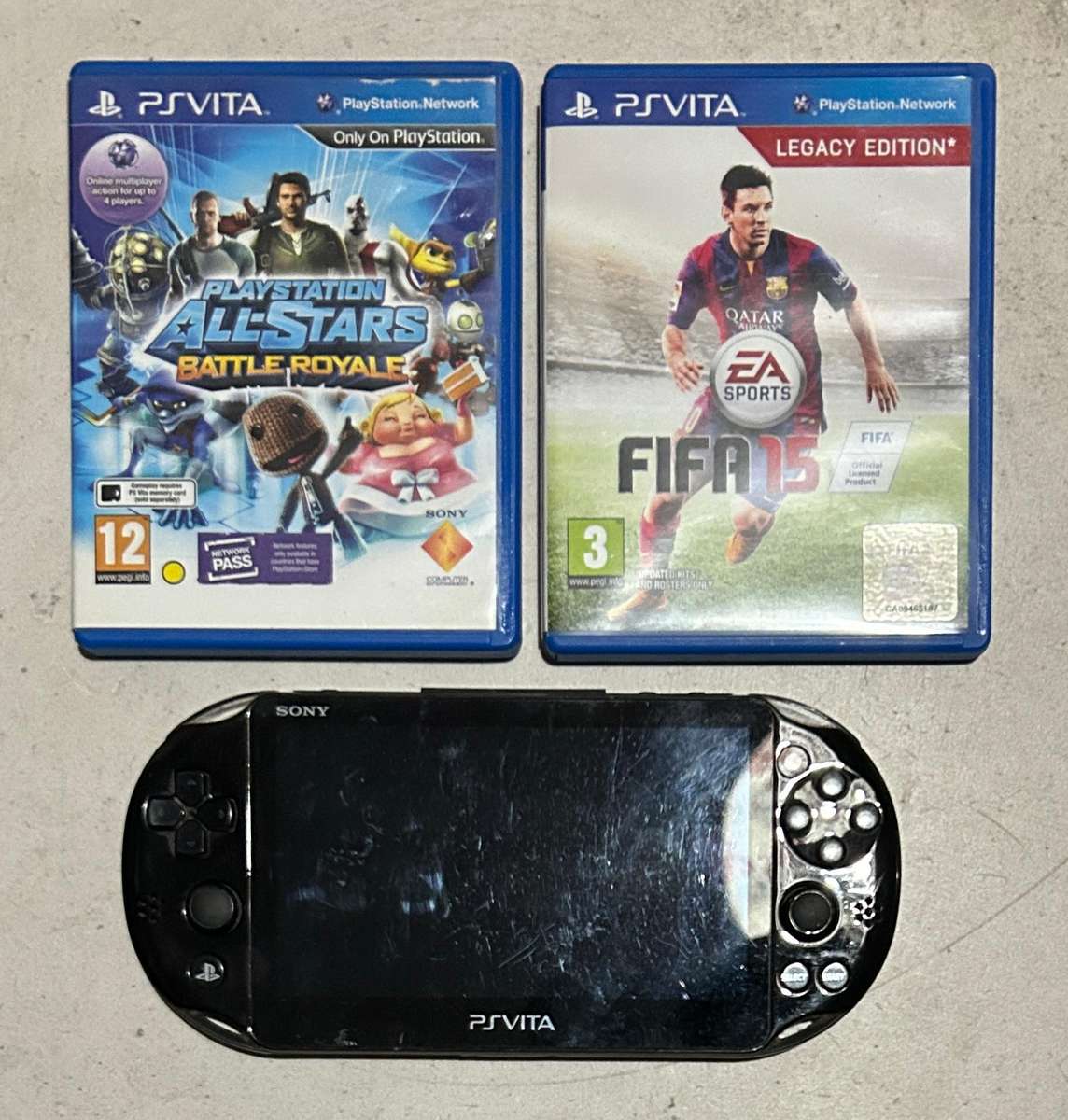 PS Vita 2000 Console + 2 Games
