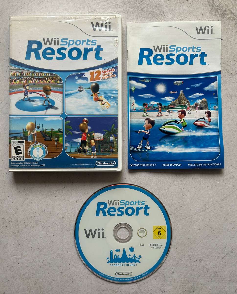 Wii Sports Resort (Nintendo Wii)  Complete
