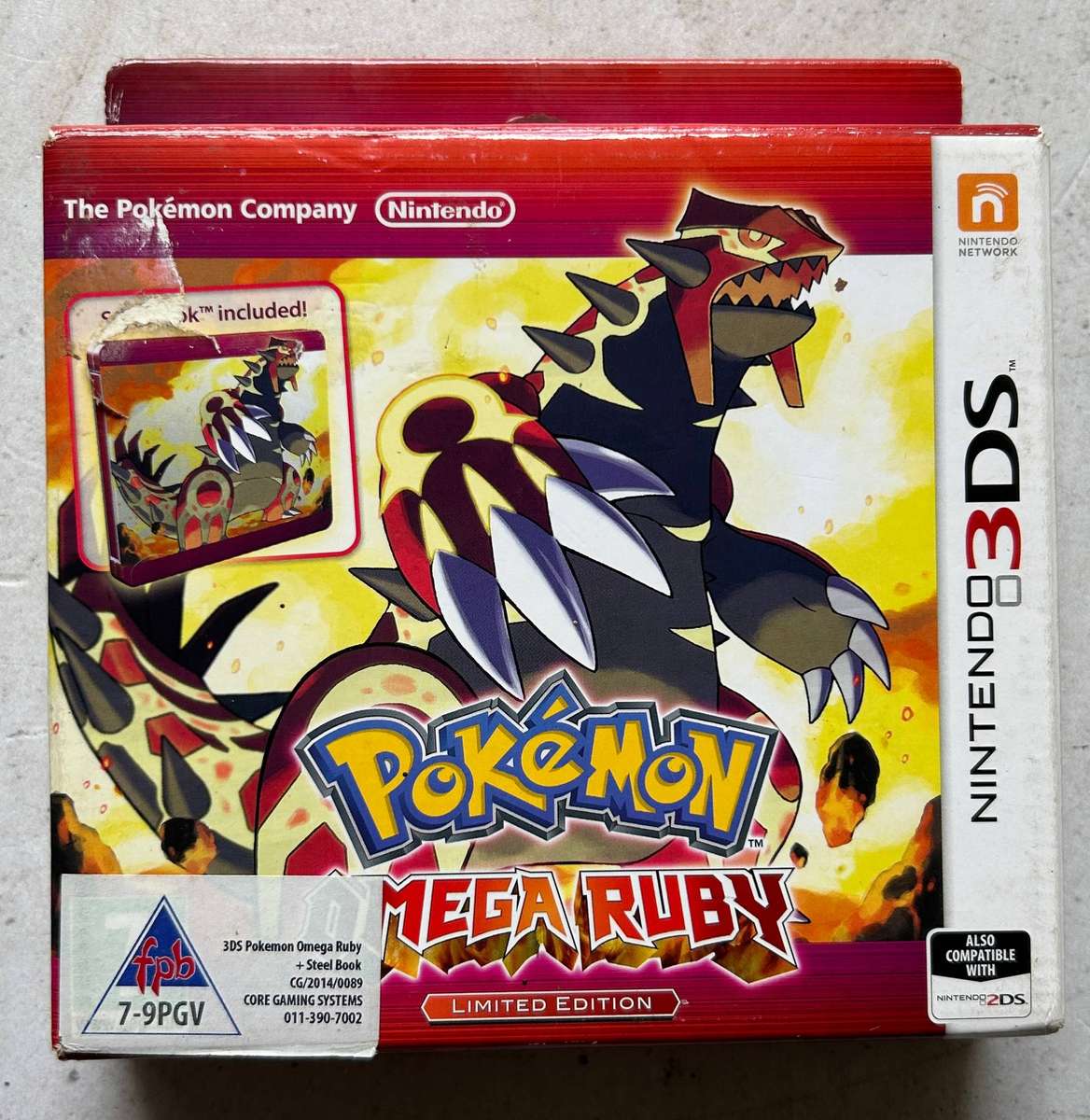 Pokémon Omega Ruby Limited Edition  Nintendo 3DS  Rare Collectible