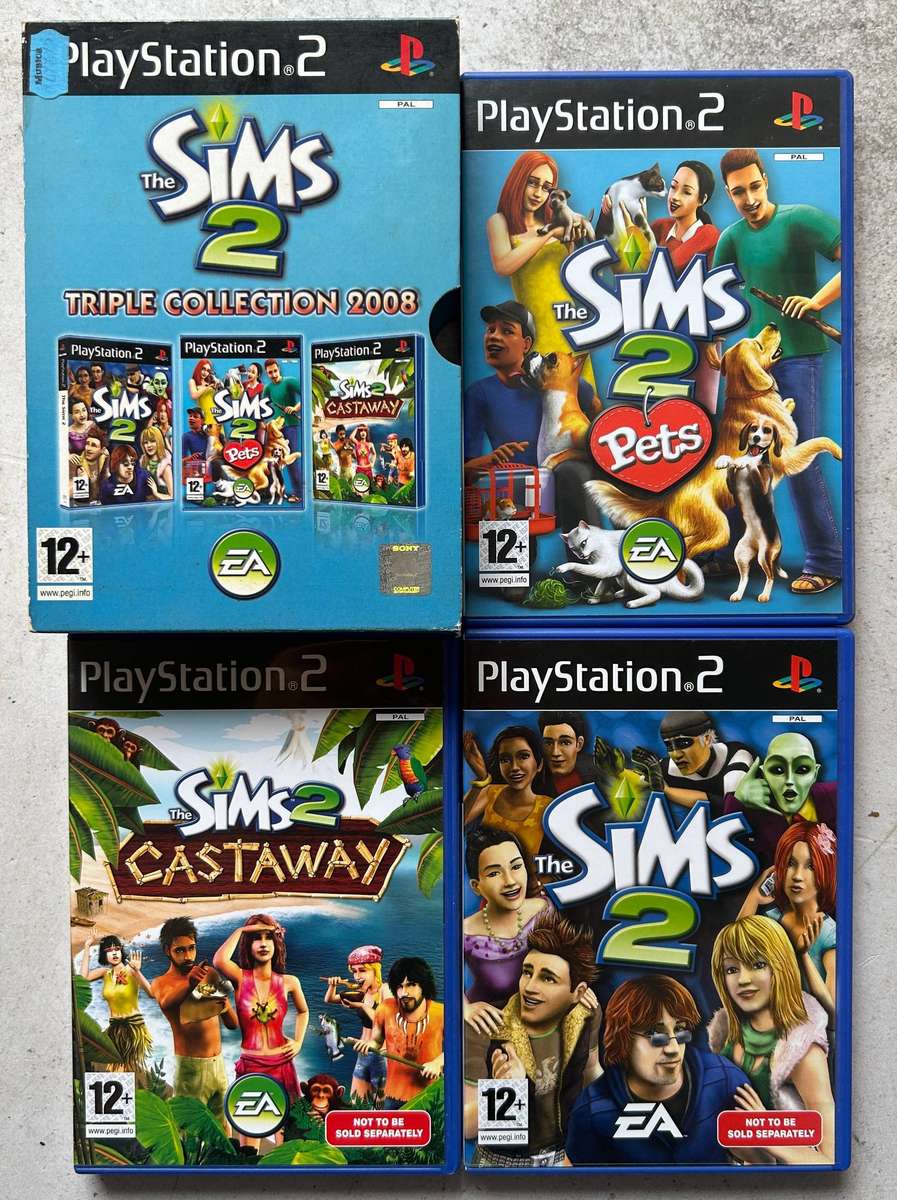The Sims 2 Triple Collection  PS2  2008 Special Edition