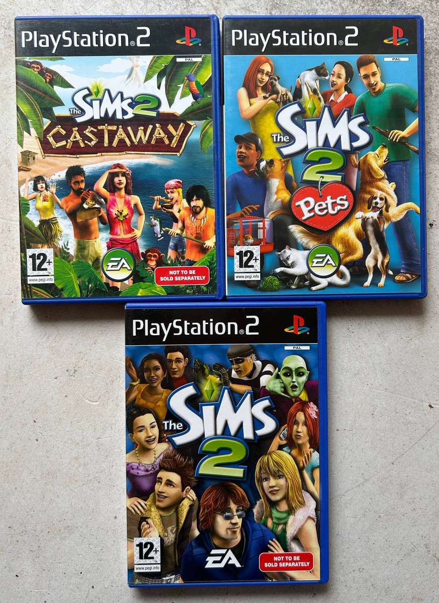 The Sims 2 Triple Collection  PS2  2008 Special Edition