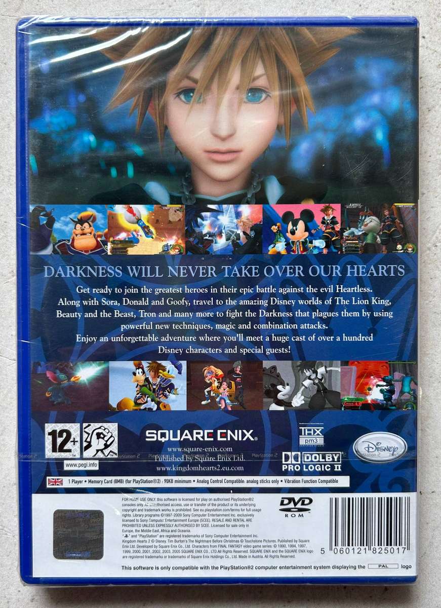 Kingdom Hearts II  PS2  Brand New Sealed  Square Enix RPG