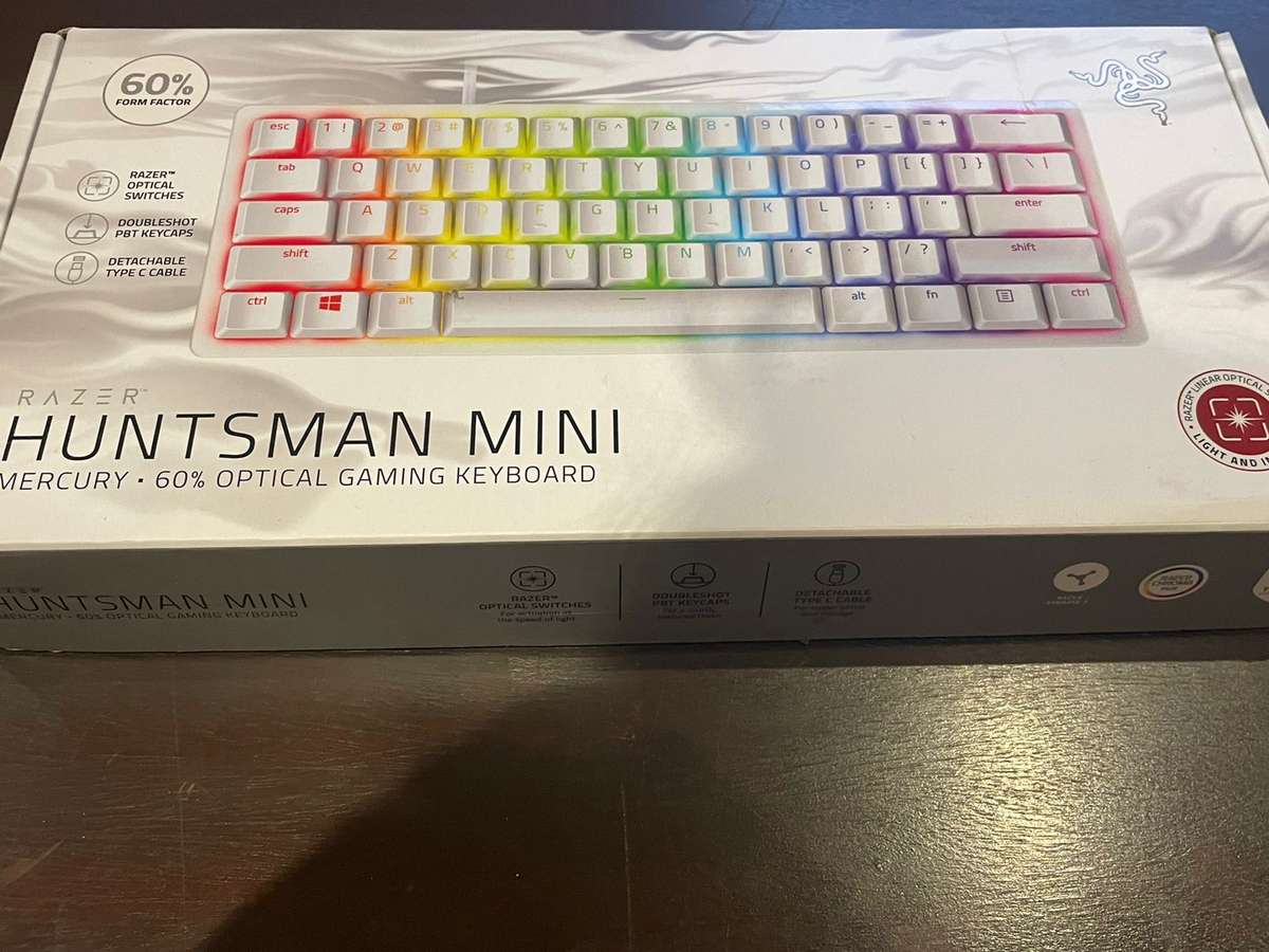 Razer Huntsman Mini Gaming Keyboard | Mercury White