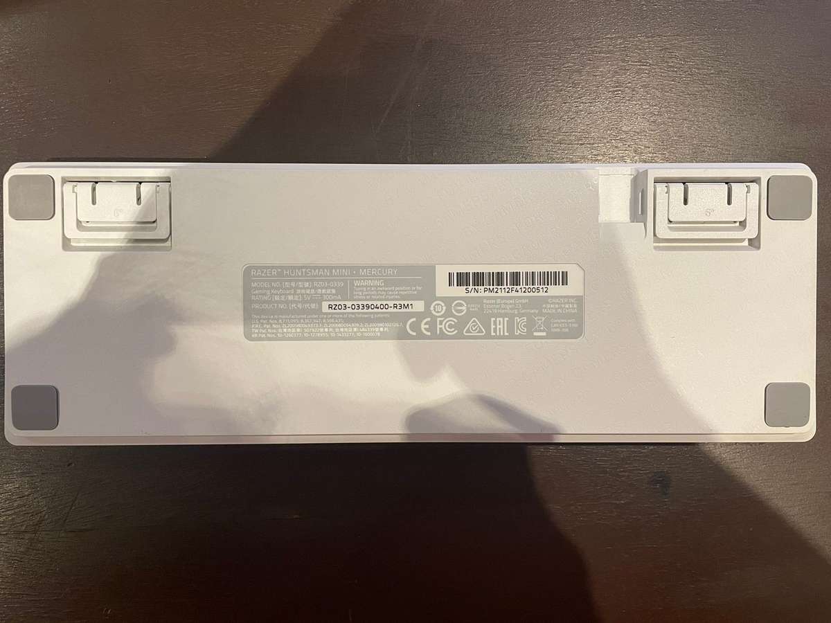 Razer Huntsman Mini Gaming Keyboard | Mercury White