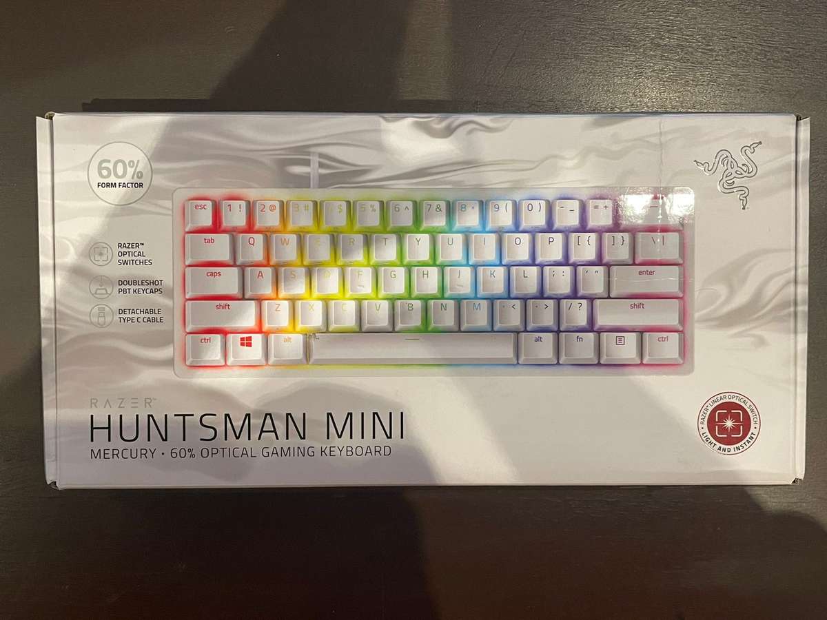 Razer Huntsman Mini Gaming Keyboard | Mercury White
