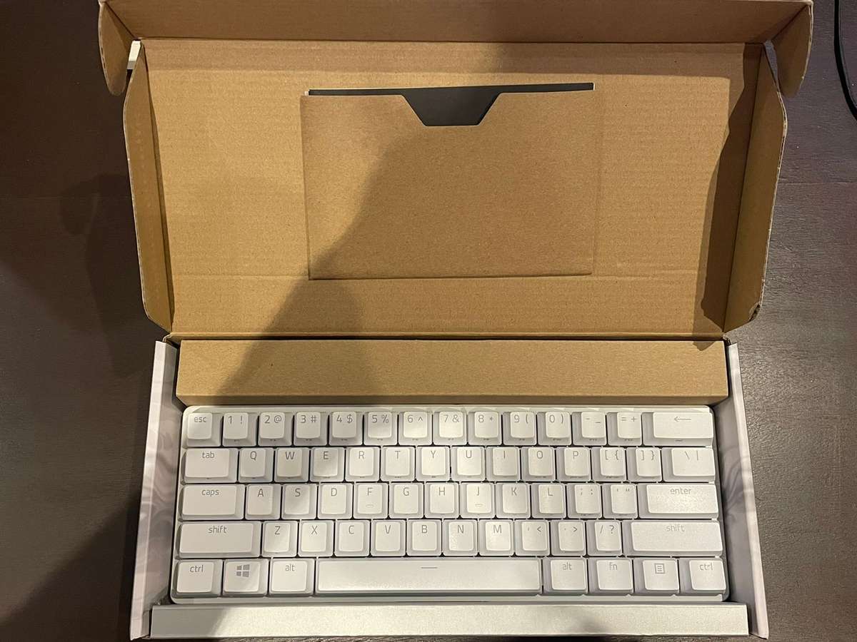 Razer Huntsman Mini Gaming Keyboard | Mercury White