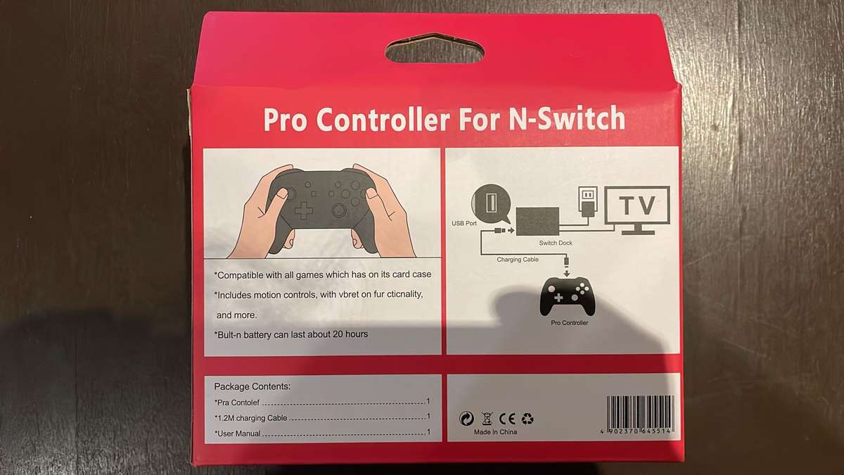 Bluetooth Wireless Remote Fully Functional Controller for Nintendo Switch