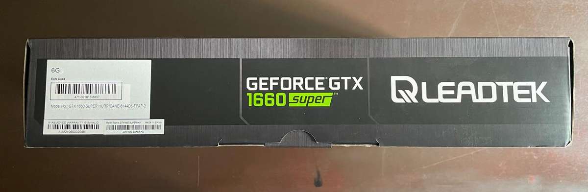 RARE | Leadtek WinFast GTX 1660 SUPER HURRICANE 6GB GDDR6 Gaming Graphics Card