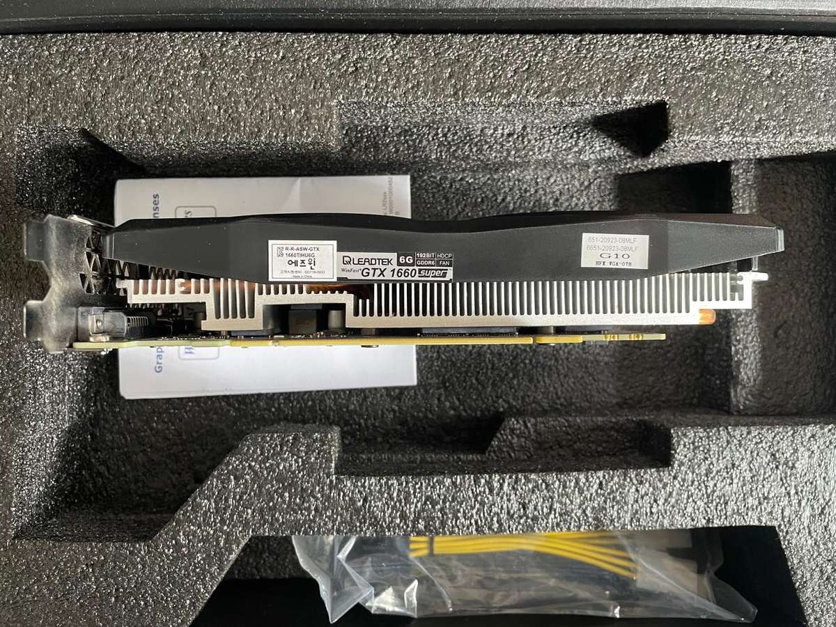 RARE | Leadtek WinFast GTX 1660 SUPER HURRICANE 6GB GDDR6 Gaming Graphics Card