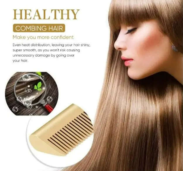 Original Electric Hair Hot Comb - 2 in 1 Straightener/Curling iron