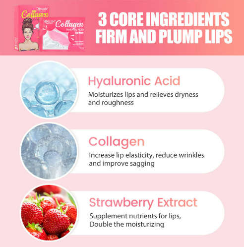 Disunie Collagen & Hyaluronic Acid Lip Mask - Singles