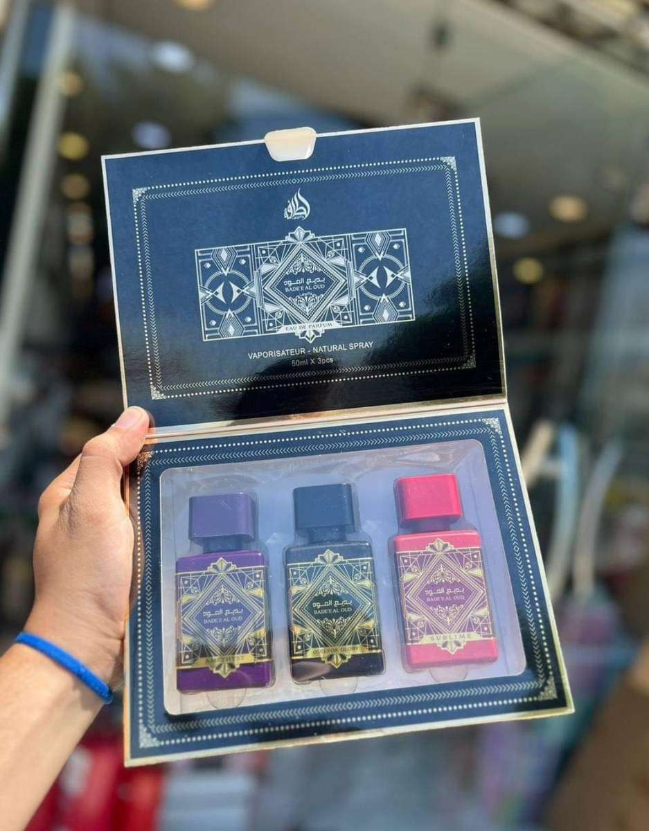 Lattafa Badee Al Oud Set of 3 -Unisex 50ml Edp