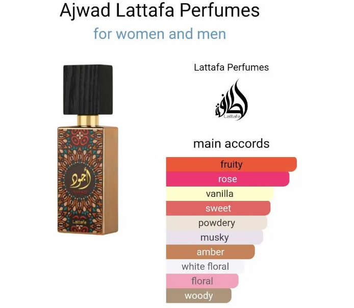 Ajwad Lattafa Perfumes Unisex 60ml