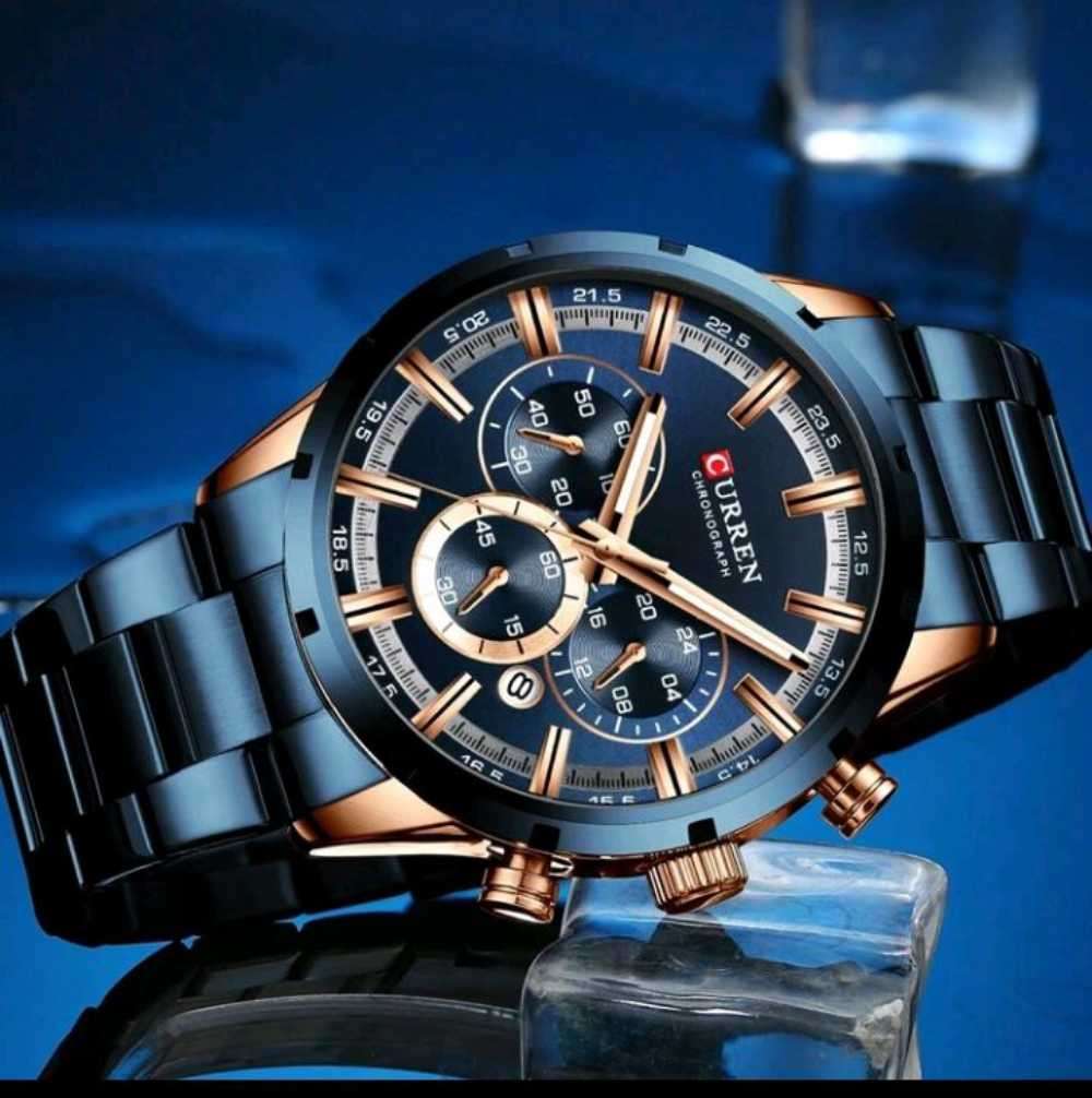 CURREN Men Watch Top Brand Luxury Fashion Men Women Watches Steel Waterproof