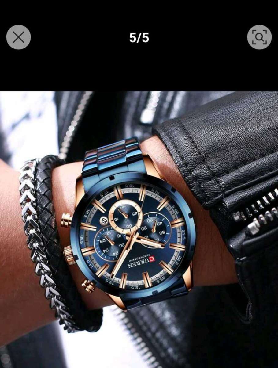 CURREN Men Watch Top Brand Luxury Fashion Men Women Watches Steel Waterproof