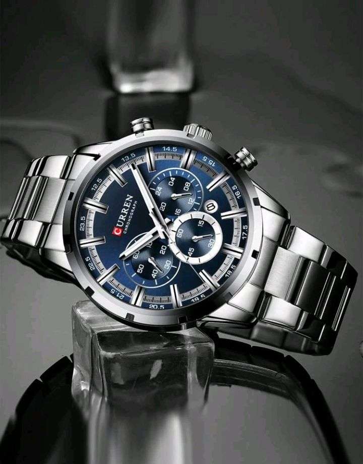 CURREN Men Luxury Stainless Steel Wristwatch Military Chronograph Quartz Watches