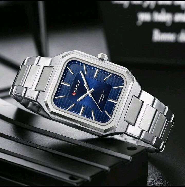 Curren Men's Quartz Watch Stainless Steel Band Casual Waterproof Wristwatch