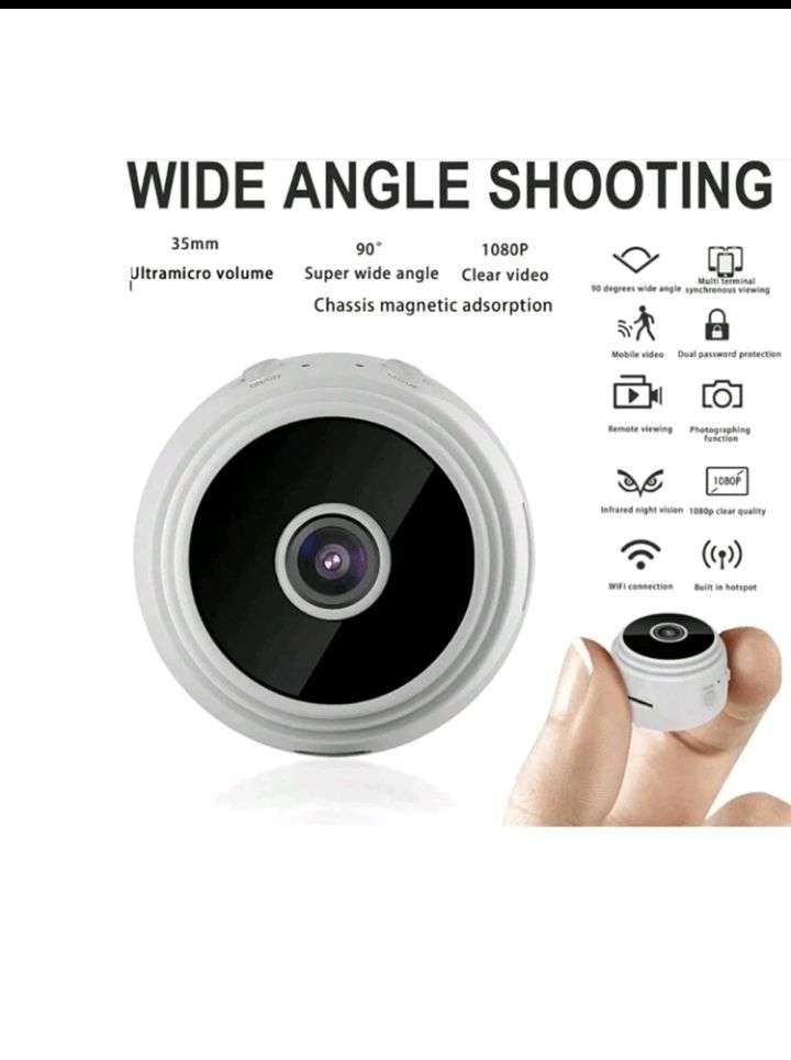 Mini Wireless Hidden Spy Camera Wifi IP Home Security DVR Night Vision HD 1080P
