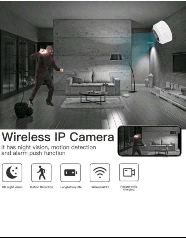 Mini Wireless Hidden Spy Camera Wifi IP Home Security DVR Night Vision HD 1080P