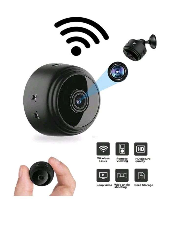 Mini Wireless Hidden Spy Camera Wifi IP Home Security DVR Night Vision HD 1080P