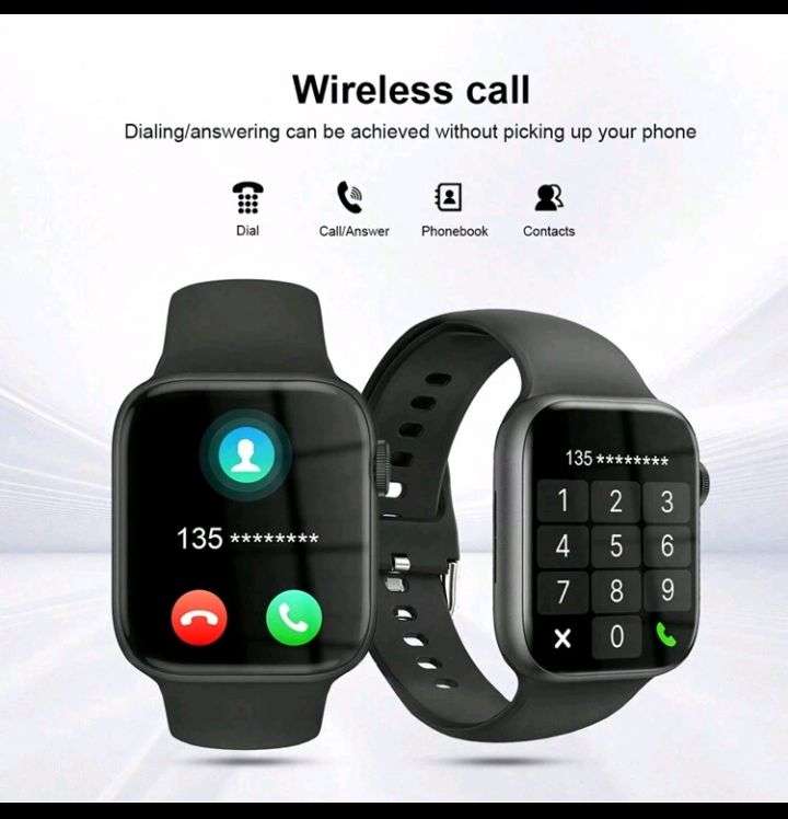 Smart Watch with Call Function, 1.95" Full Touch Bluetooth Call Smartwatch