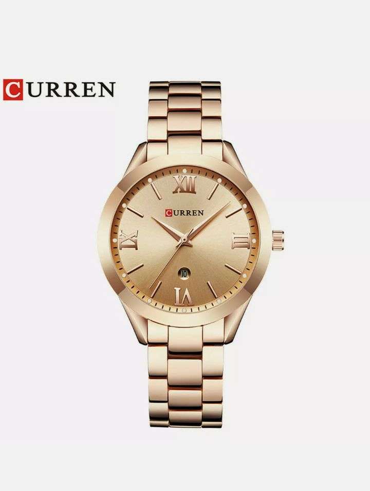 Women Watch Luxury Rose Gold Watches Office Ladies Calendar Wristwatch Gifts
