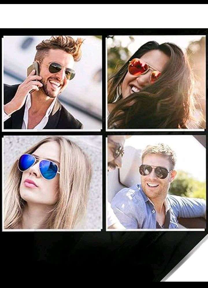 1 Pilot's Classic Fashion Glasses, Men's Polarized Light, Women's UV Resistant, Lightweight Driving,