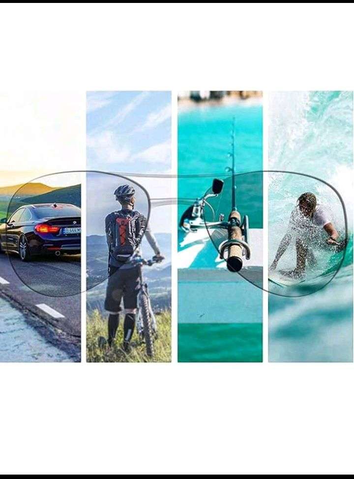 1 Pilot's Classic Fashion Glasses, Men's Polarized Light, Women's UV Resistant, Lightweight Driving,