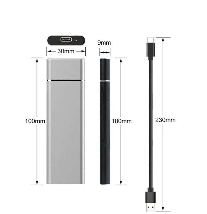 4TB Portable SSD External Hard Drive Storage Device