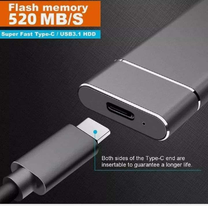 4TB Portable SSD External Hard Drive Storage Device