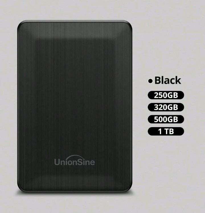 UnionSine UnionSine HDD 2.5" Portable External Hard Drive 500gb USB3.0 Storage Compatible
