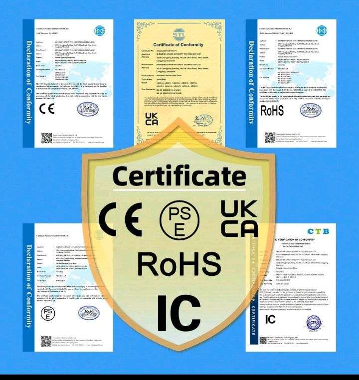 UnionSine UnionSine HDD 2.5" Portable External Hard Drive 500gb USB3.0 Storage Compatible