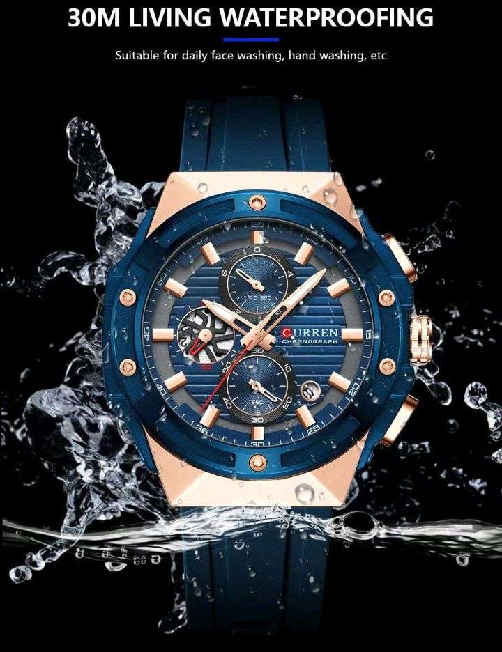 Curren CURREN Men Sports Multifunctional Chronograph Waterproof Wristwatch