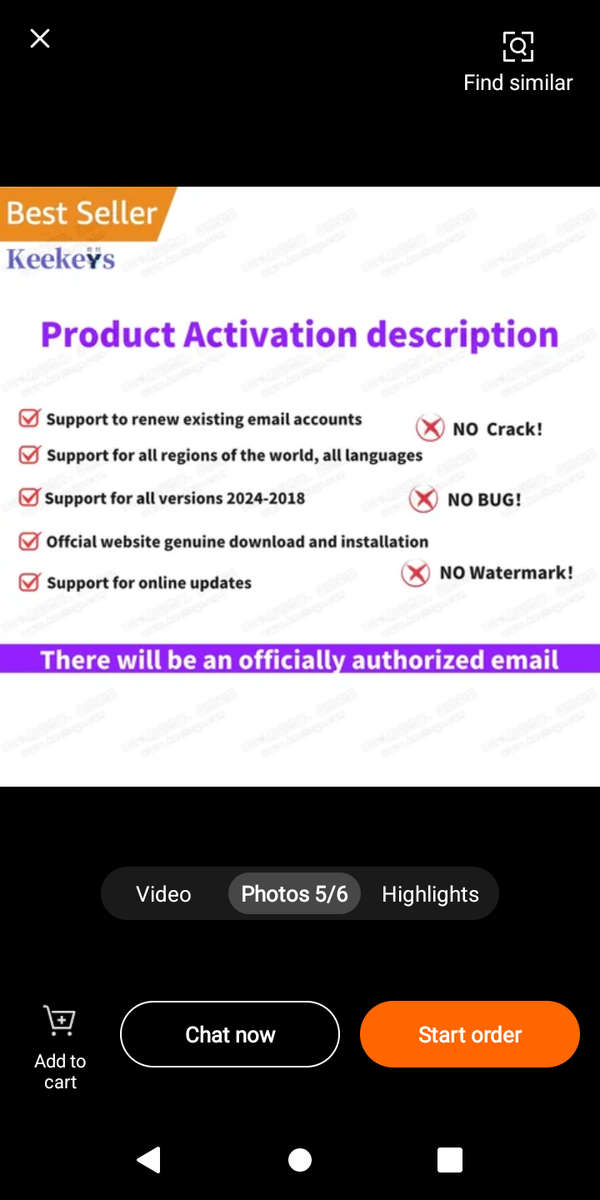 24/7 Online 5 PC MAC Devices Account+ Password Lifetime Licence Key 100% Online Activation