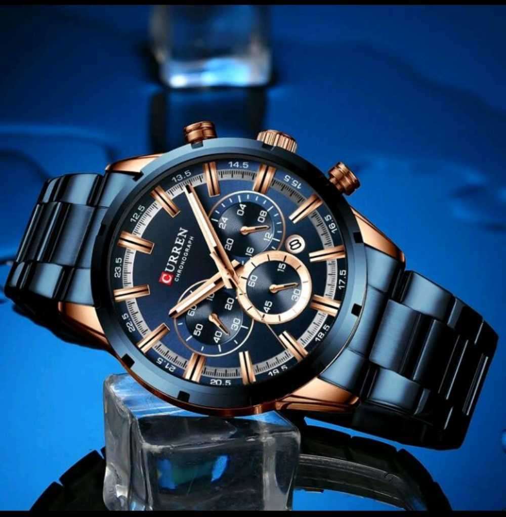 CURREN Men Watch Top Brand Luxury Fashion Men Women Watches Steel Waterproof