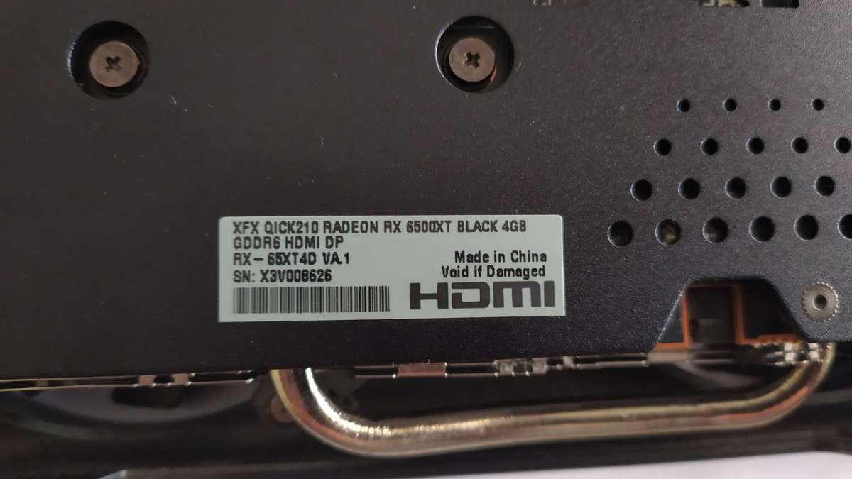 XFX Radeon RX 6500 XT Speedster QICK 4GB GDDR6 64-bit PCI-E 4.0 Desktop Graphics Card