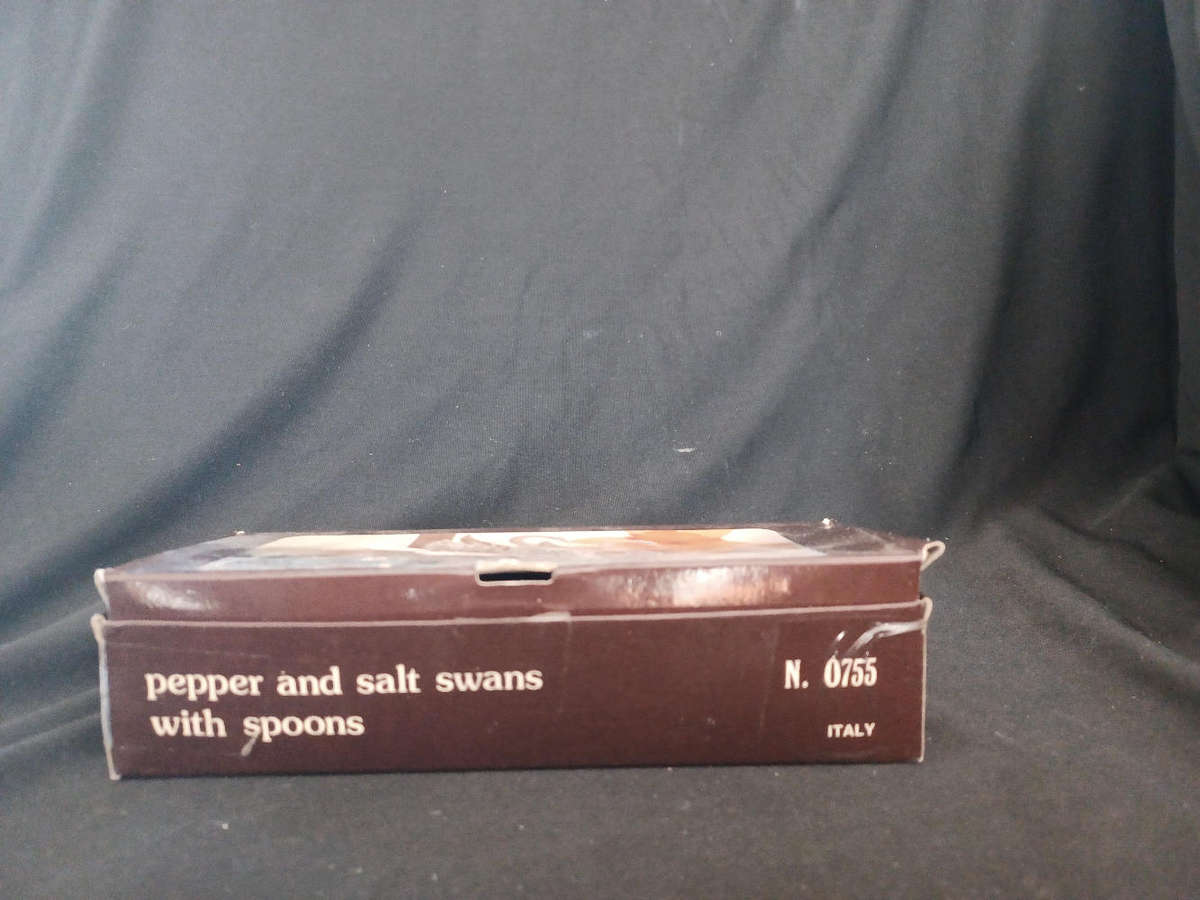 Vintage crystal glass and silver plated   salt and pepper cellars