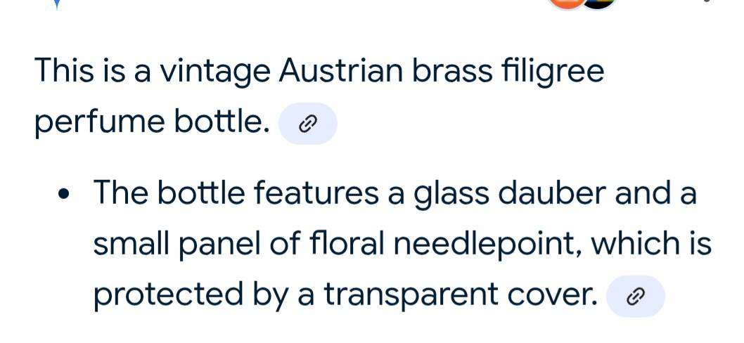 Vintage perfume bottles